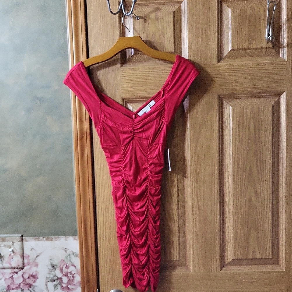 Forever 21 Ruby Ruched Mini Dress